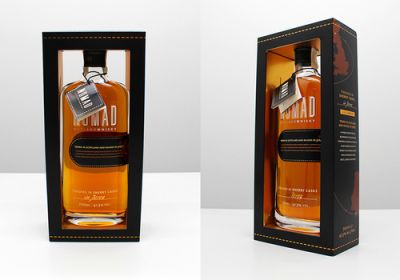 Folding carton for whisky