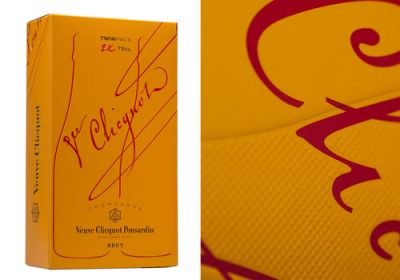 Champagner-Schachtel mit Struktur