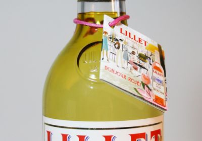 Flaschenanhänger "Heft"