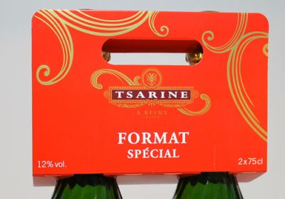 Flaschenhalshalter mit Griff