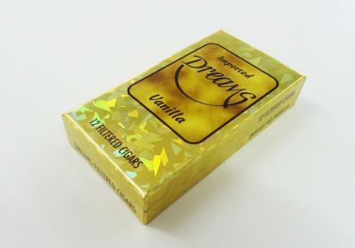 Kappenschachtel mit holografischer Kaschierung