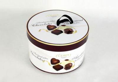 Rundschachtel Typ „Hutschachtel" mit Trageband