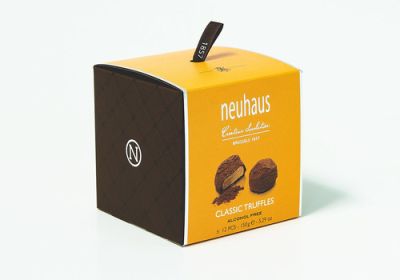 Scatola regalo a forma di cubo con guaina per praline