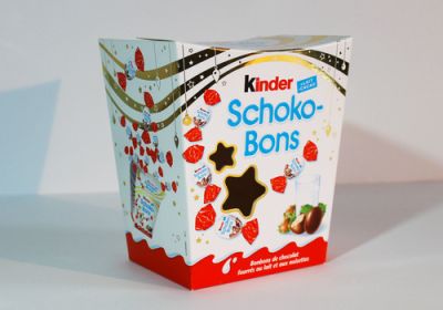 Faltschachtel "Sharing" mit Heißprägung