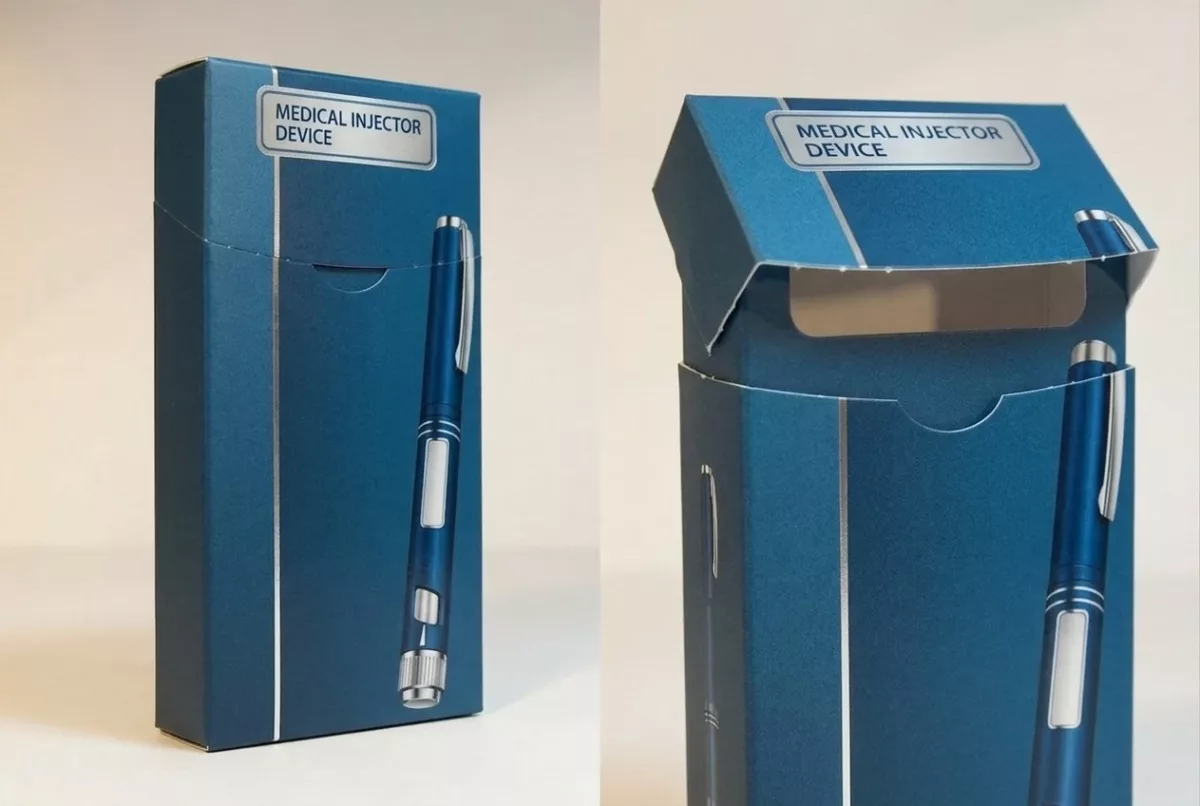 Diabets medical device special packaging folding carton