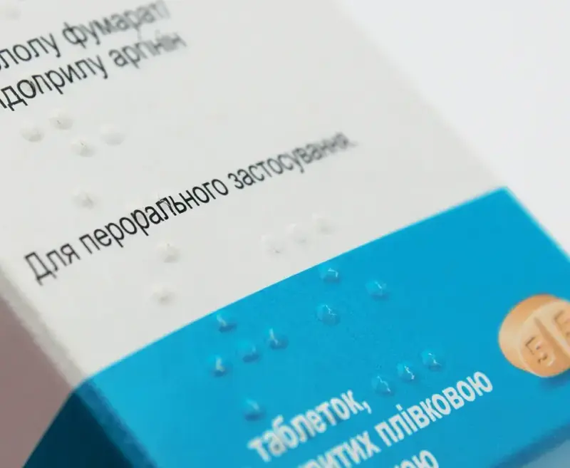 Étui pharmaceutique braille