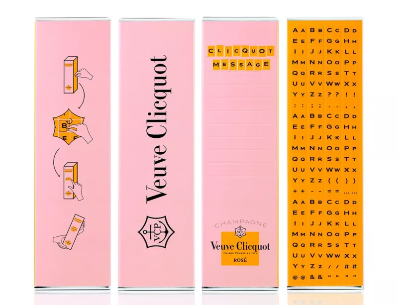 Veuve clicquot message