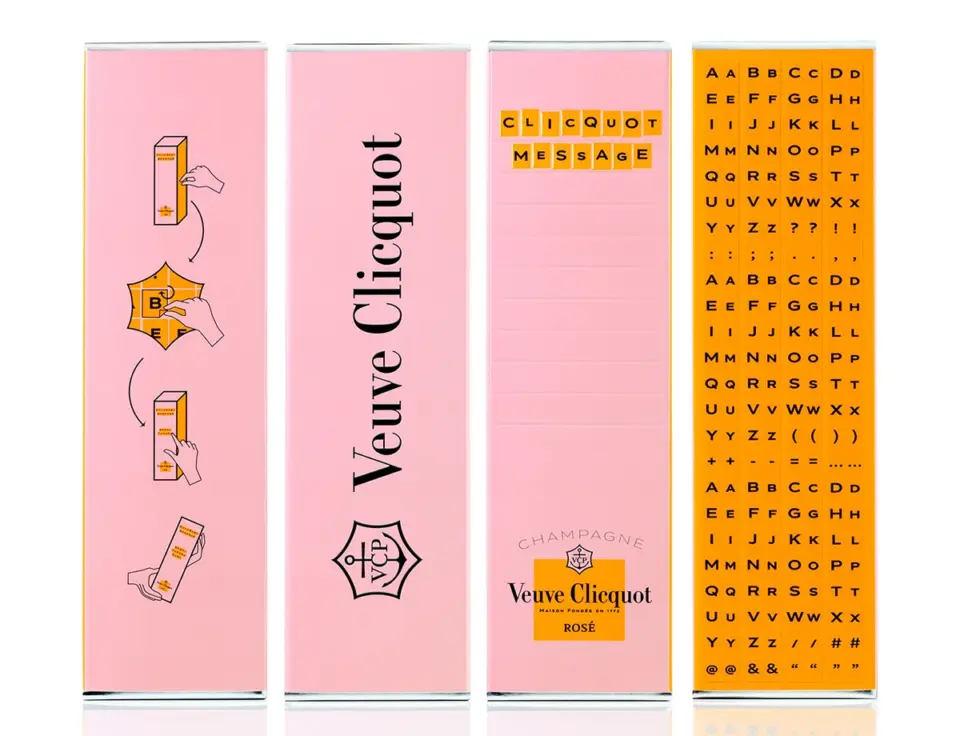 Veuve clicquot message