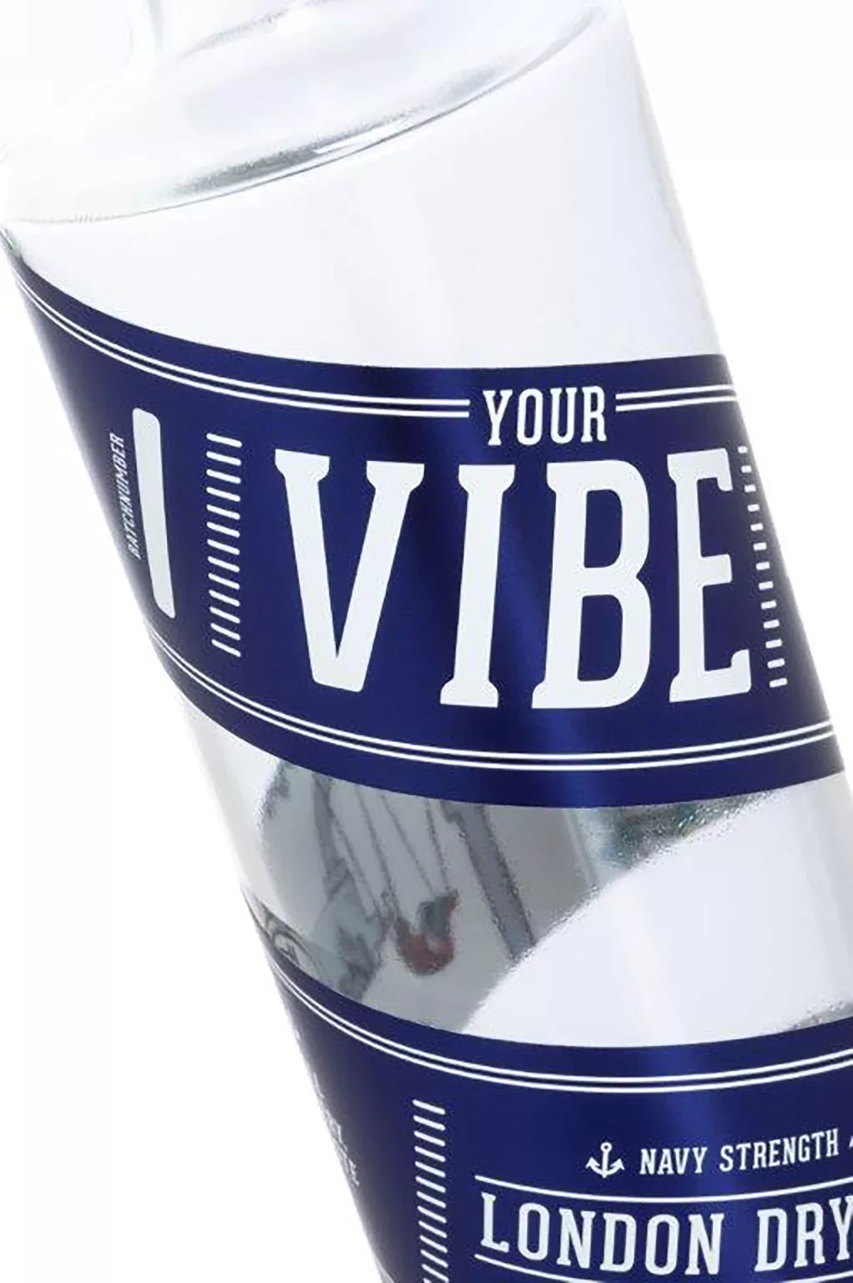 étiquette imprimé des 2 côtés pour voir à travers le liquide