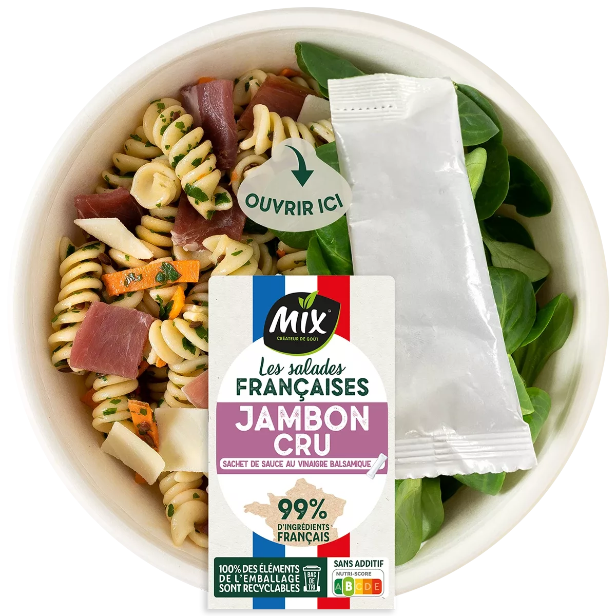 étiquette Mix buffet salade