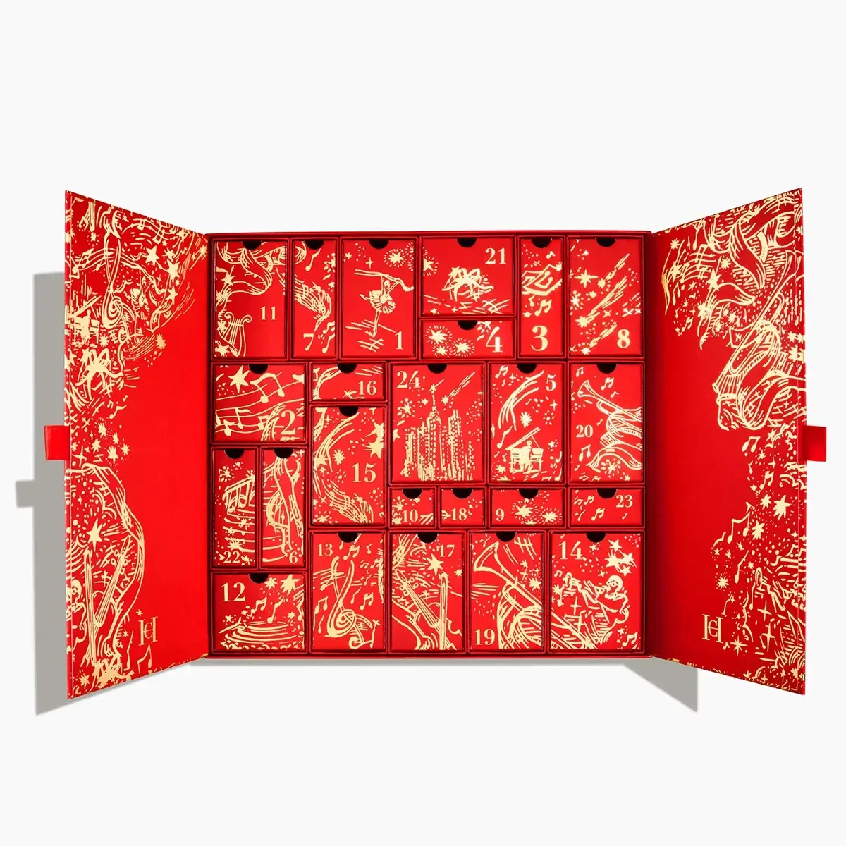 luxury advent calendar for perfumes and cosmetics