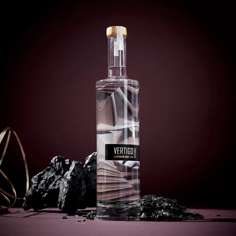 impression sur contre étiquette pour sublimer le liquide