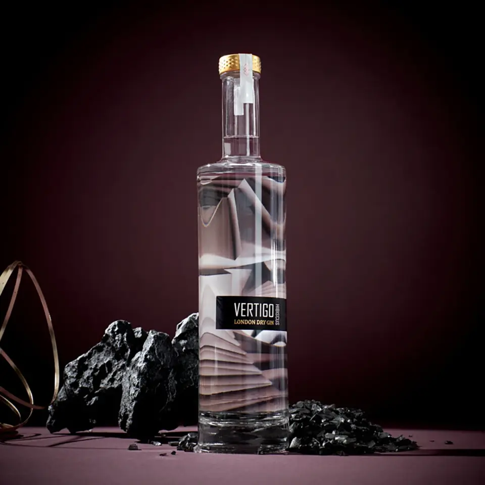 impression sur contre étiquette pour sublimer le liquide