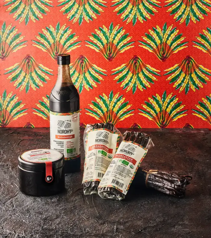 étiquette d'une gamme alimentaire Full service by Autajon